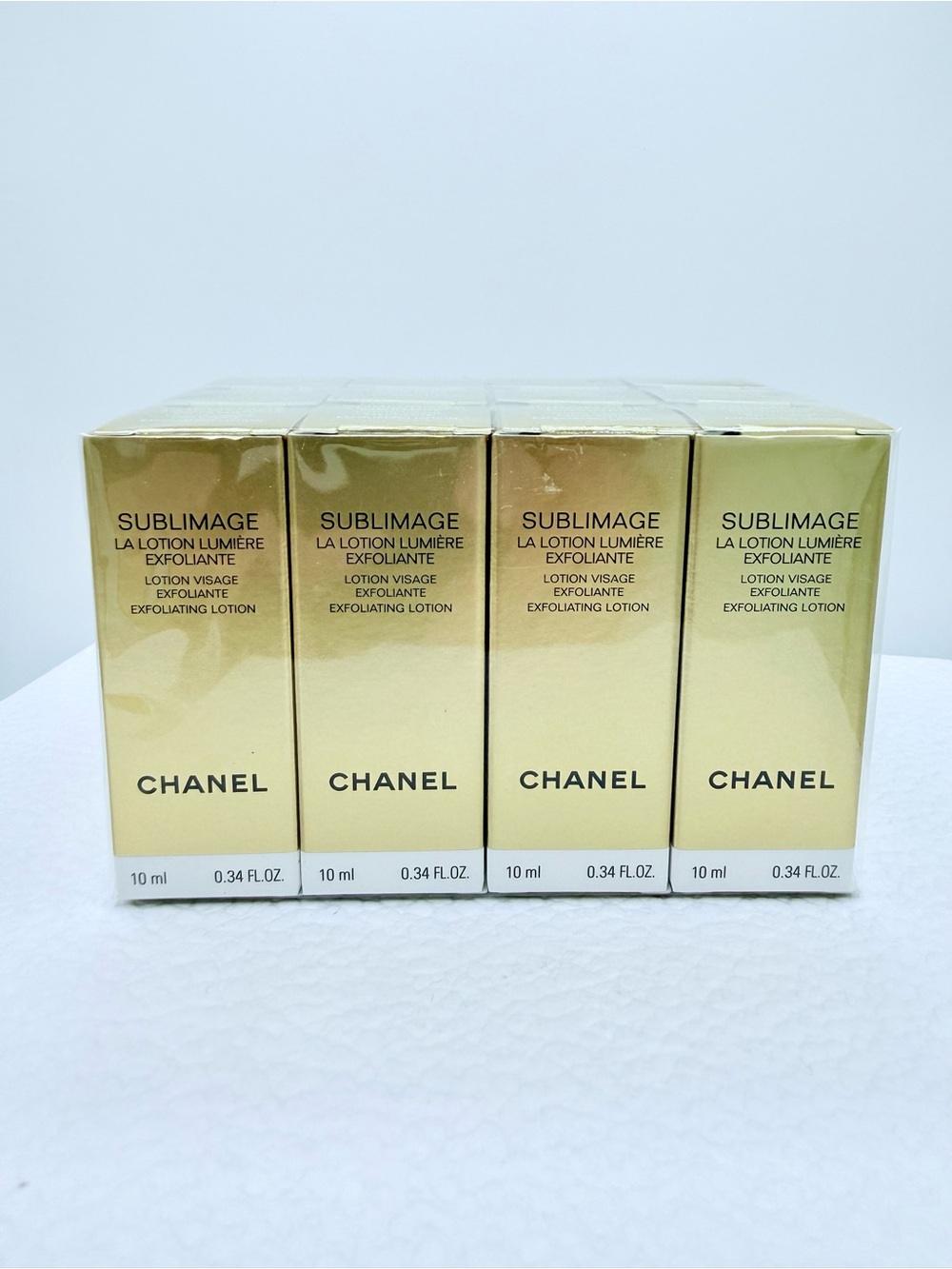 12 of Chanel Sublimage La Lotion Lumiere Exfoliante Exfoliating lotion 10ml each